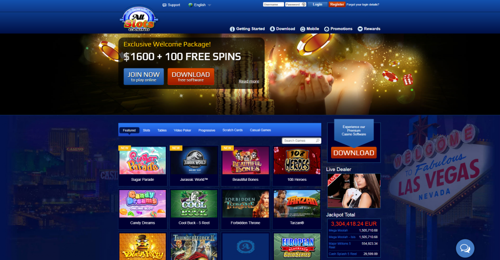 Sitio oficial del casino de tragamonedas