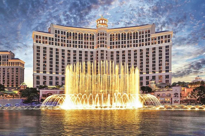 Bellagio Hotel und Casino-Ansicht