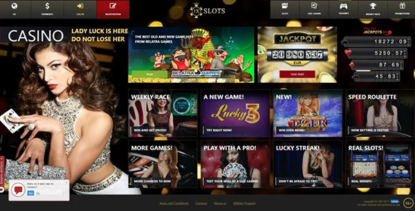 Jeux de casino 1xSlot